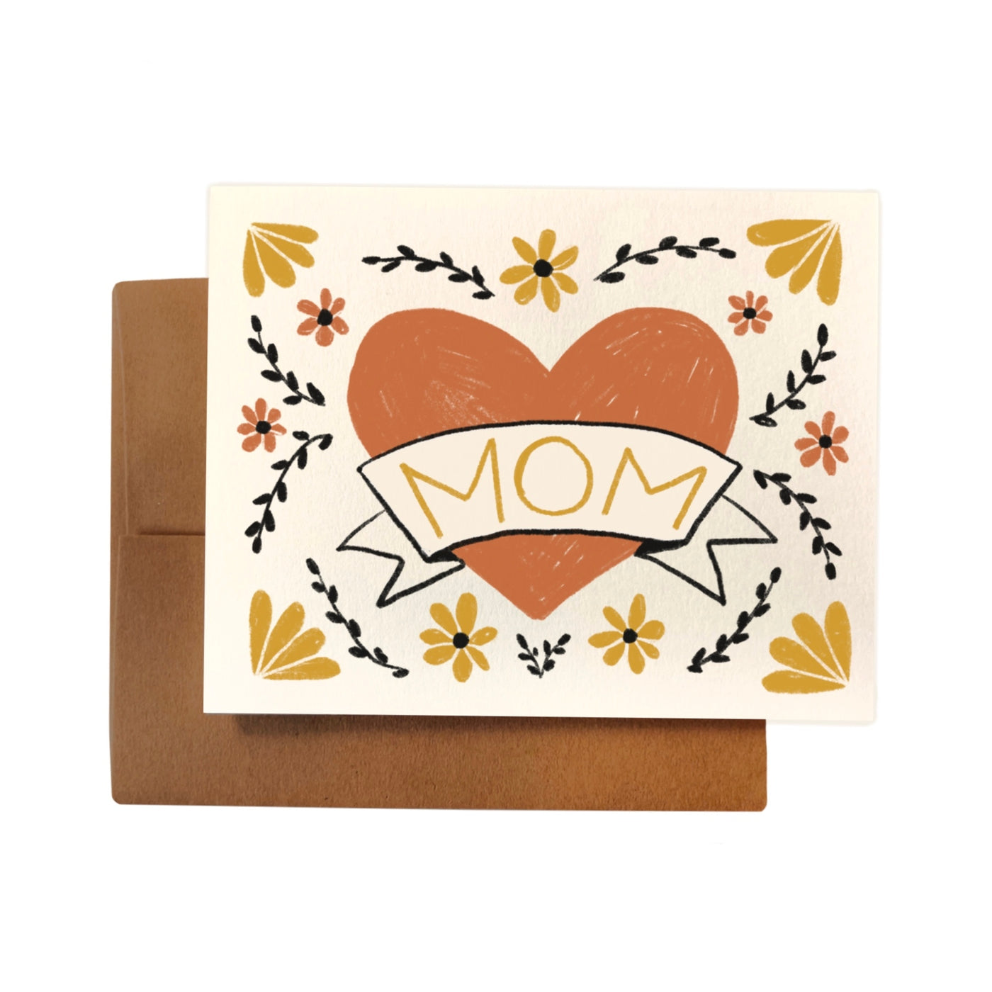 Mom ~ Classic Heart Card