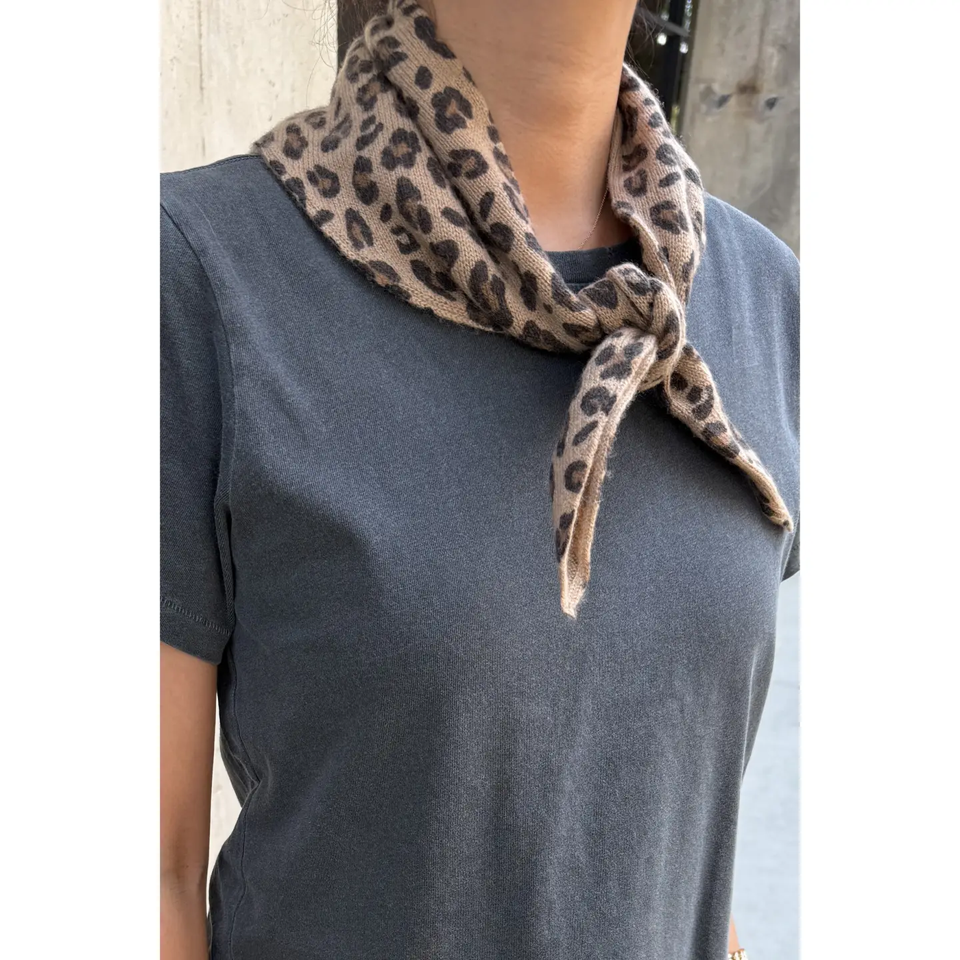 Cashmere Bandana - Leopard