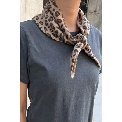 Cashmere Bandana - Leopard