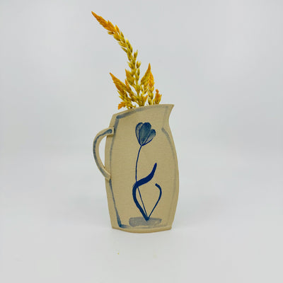 Pitcher with Delft Flower