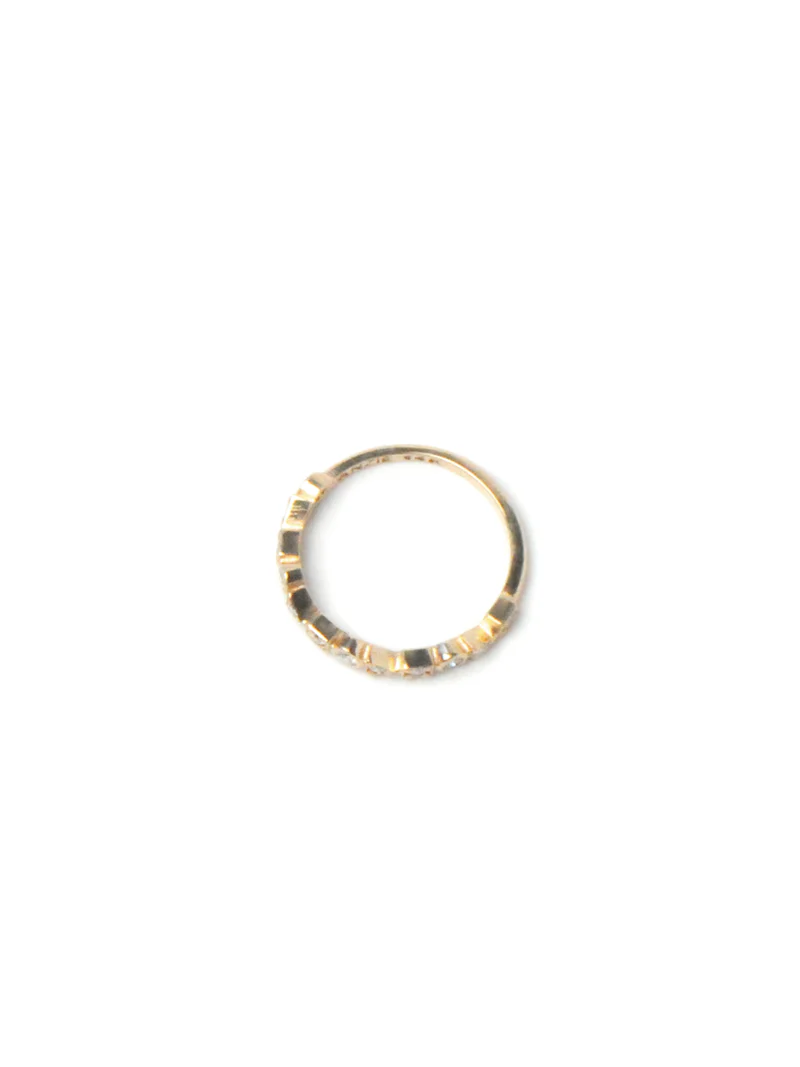 Cléo Geometric Stackable Ring - Size 7