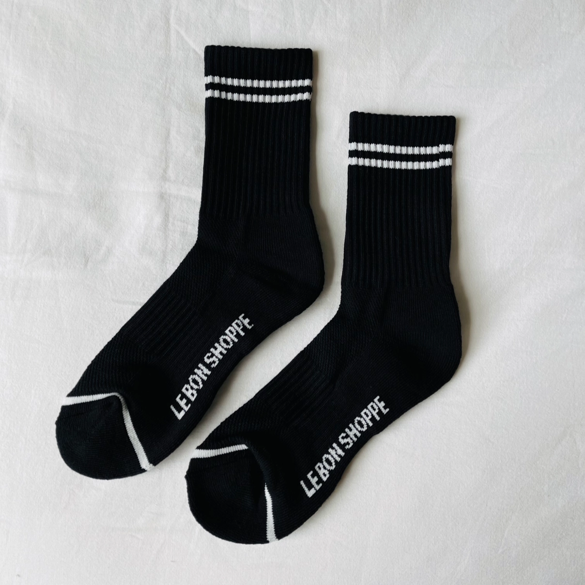 Boyfriend Socks- Noir