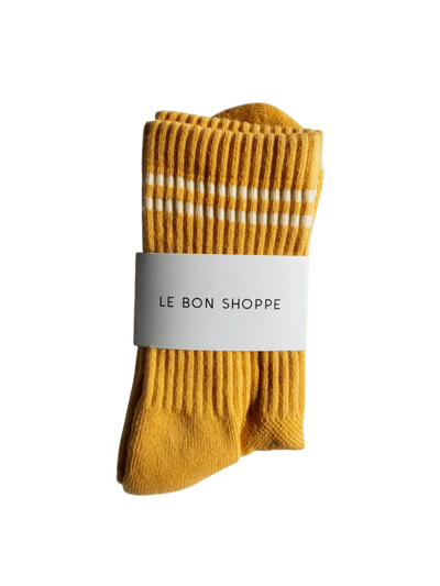 Boyfriend Socks - Butter