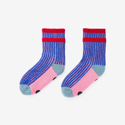 Cobalt Pink Gym House Socks