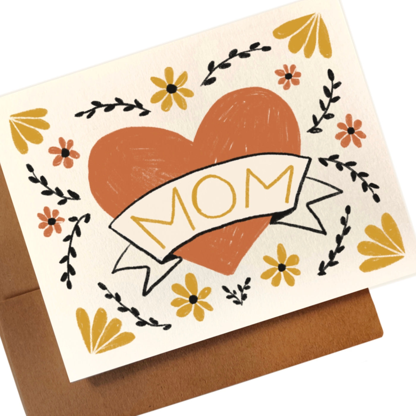 Mom ~ Classic Heart Card