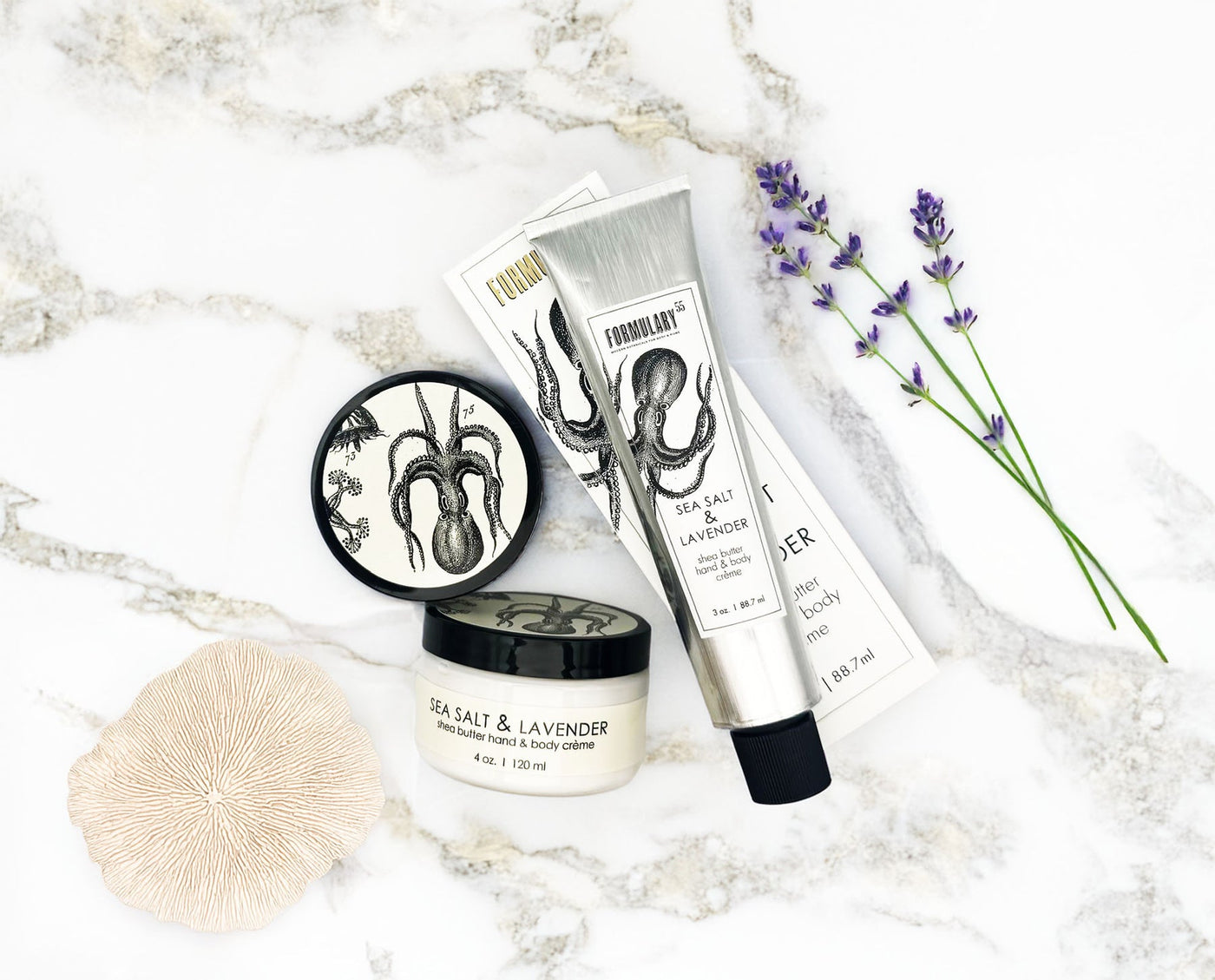 Sea Salt & Lavender - On-the-Go Shea Butter Hand and Body Creme Tube