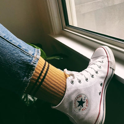 Boyfriend Socks – Biscotti by Le Bon Shoppe