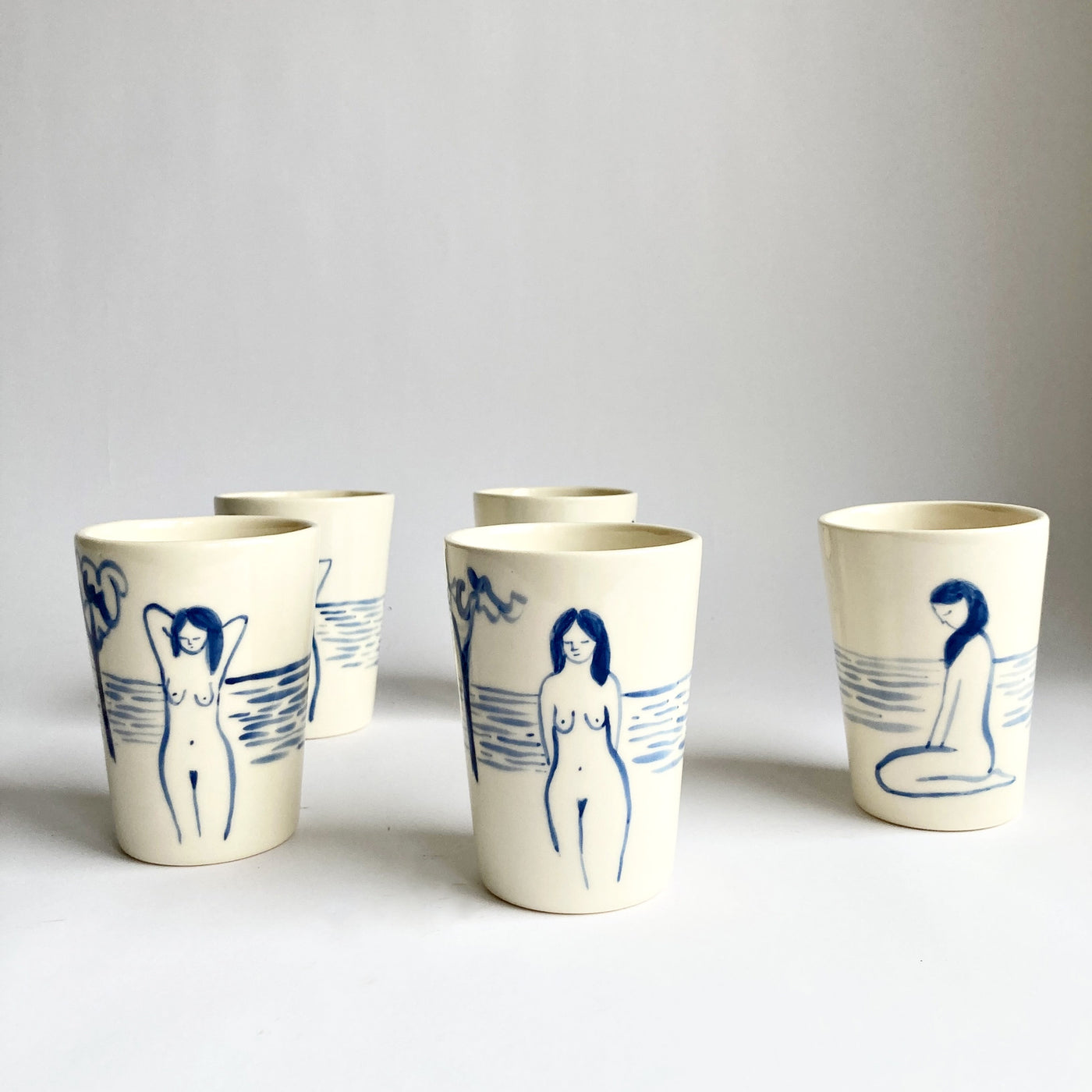 Hand Painted Matisse Ceramic Cup