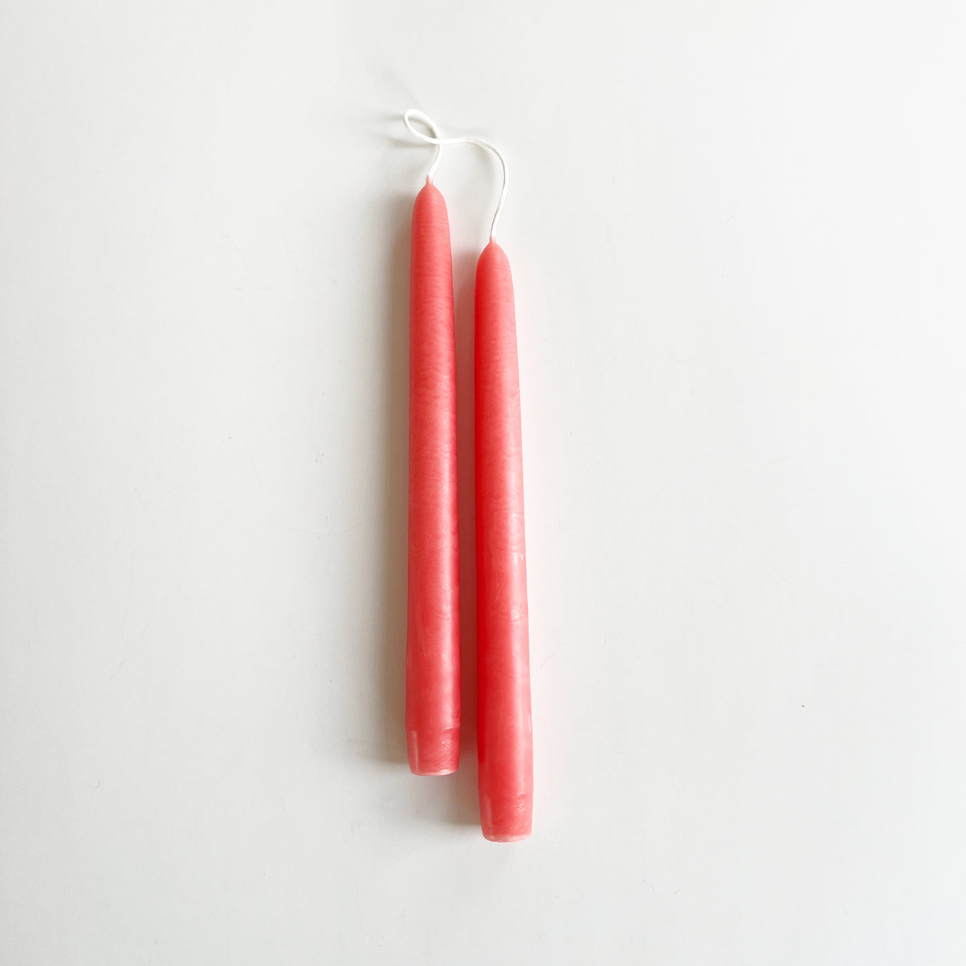 Coral Pink 10" Taper Candles