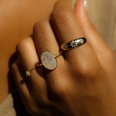 Leah Alexandra 10k Etoile Ring