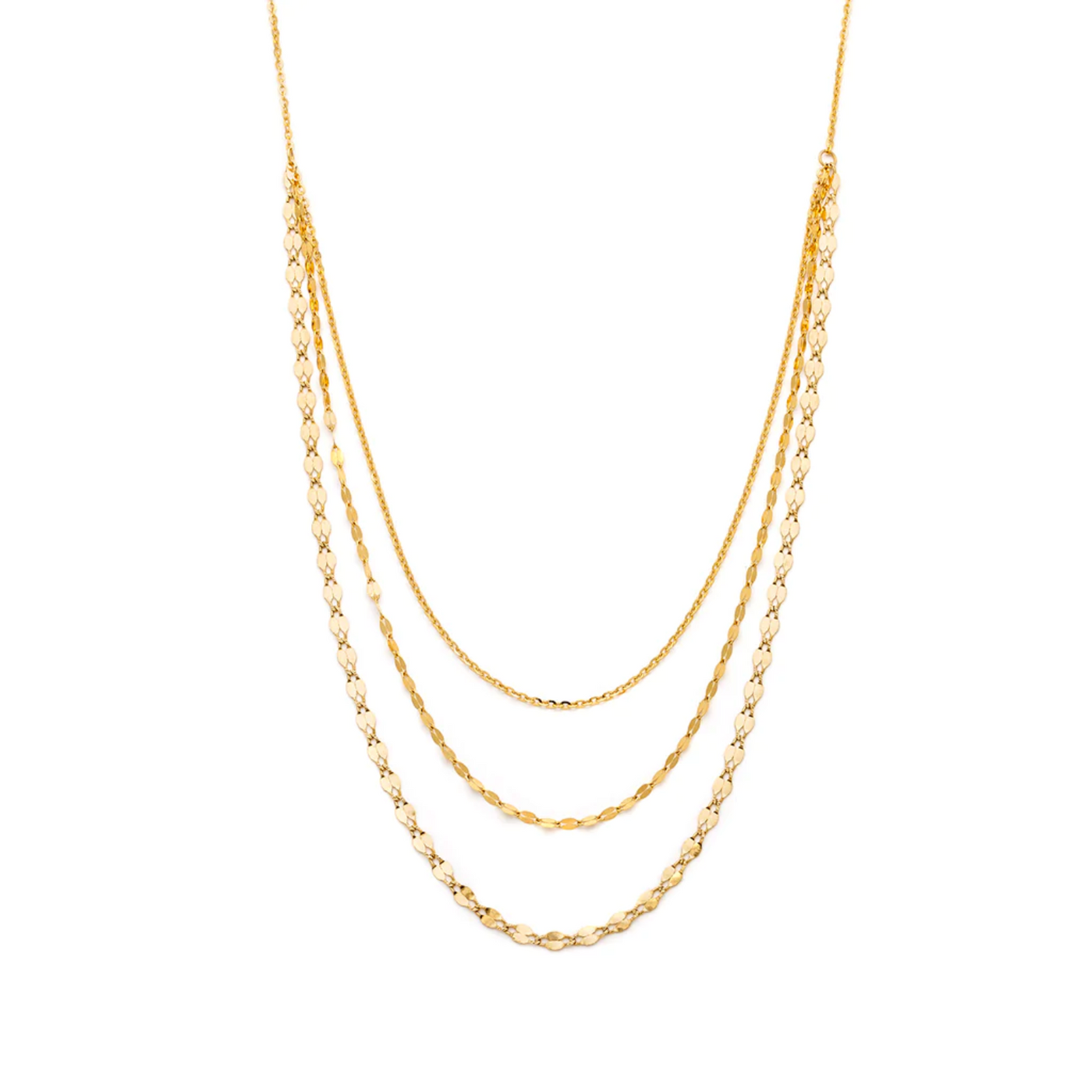 Leah Alexandra Layered Shimmer Necklace