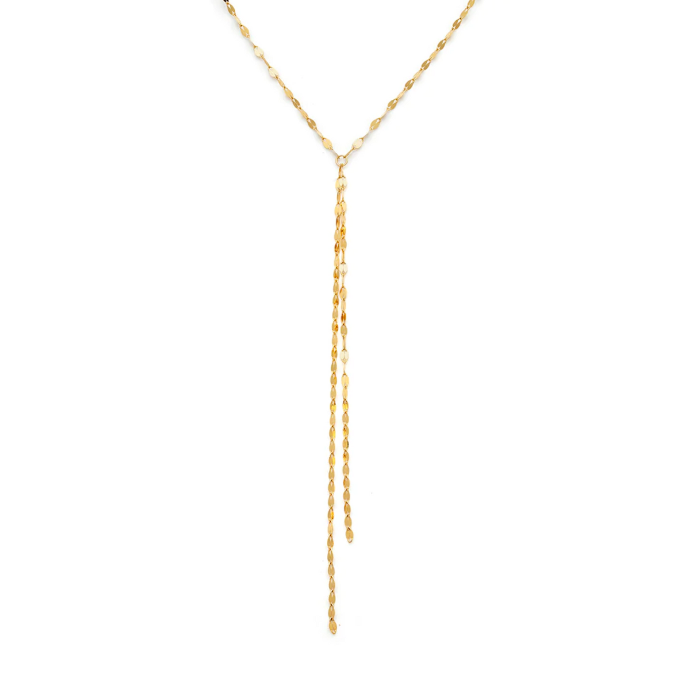 Leah Alexandra Shimmer Lariat Necklace