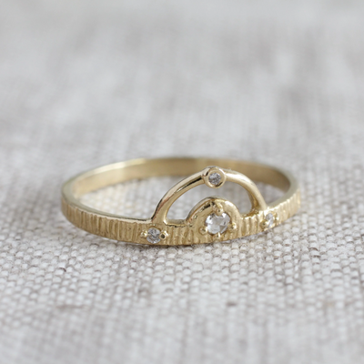 Lio & Linn Moon and North Star Ring