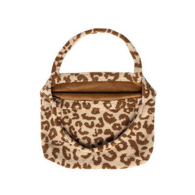 Studio Noos Ecru Leopard Teddy Bag