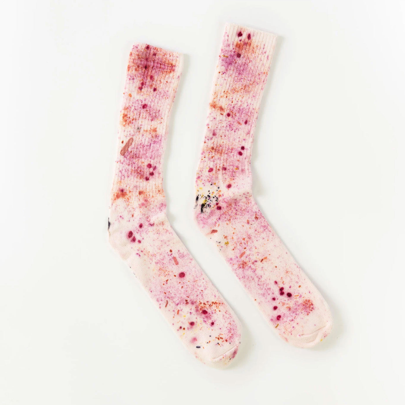 Abstract Bamboo Botanically Dyed Socks by Dyekween