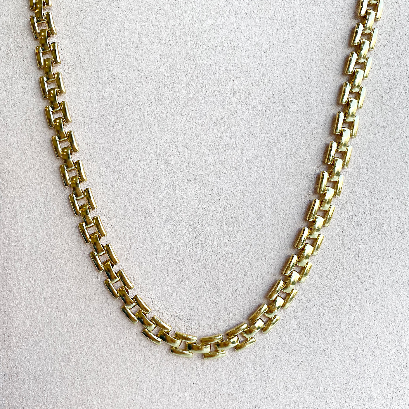 Leah Alexandra Gold Panther Chain Necklace